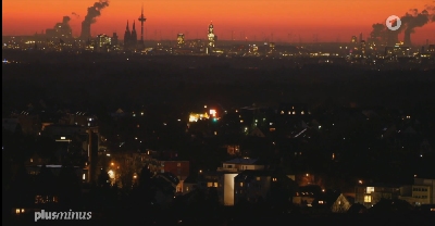 Abendrot über Köln
